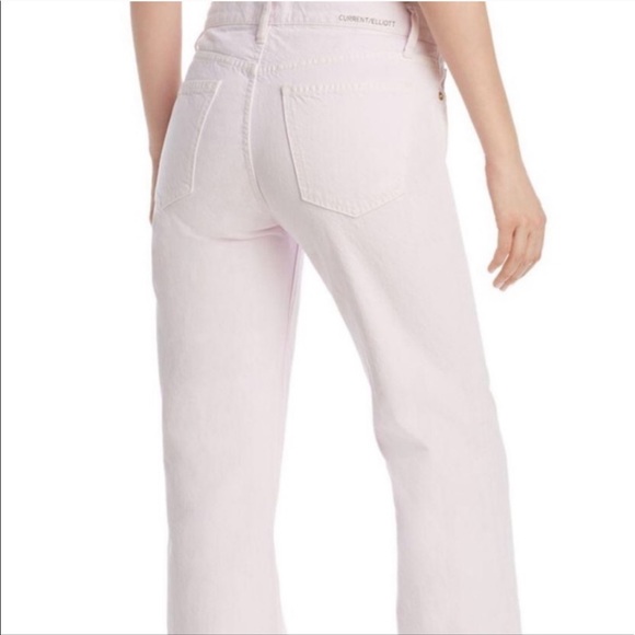Current/Elliott The Wray Orchid Wide-Leg Jeans - Picture 4 of 9